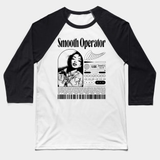 Sade Adu Vintage Smooth Operator Baseball T-Shirt